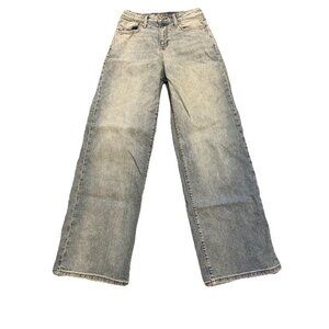 Y2K Baggy Jeans‎ Women’s Size 2R Blue Denim High-Rise Grunge Skater 90’s Retro